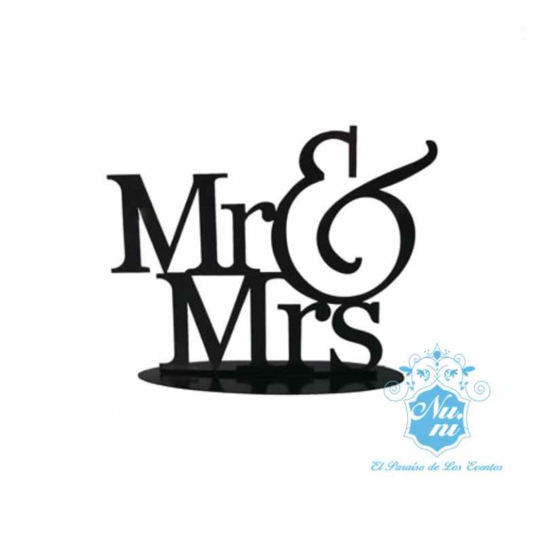 Figura Metalica Mr & Mrs